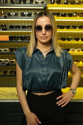عینک آفتابی آبی زنانه UV400 Ray-Ban - کد 870533465