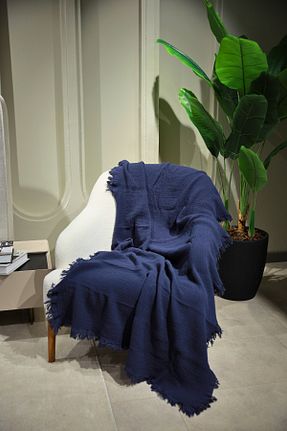 کاور مبل سرمه ای پنبه OTEKS HOME COLLECTİON - کد 795264697