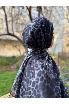 شال طوسی زنانه Kesik Elyaf shalby - کد 890597743