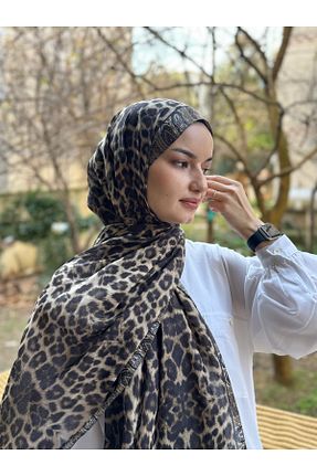 شال بژ زنانه Kesik Elyaf shalby - کد 890596287