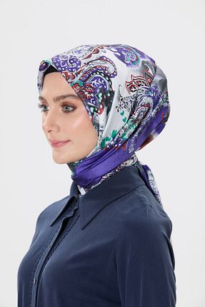 روسری بنفش 90 x 90 Setrms - کد 891650067