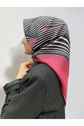 روسری بژ 90 x 90 Aker - کد 868936518