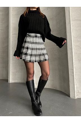 دامن سفید زنانه بافتنی LePold - کد 842675350