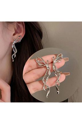 گوشواره جواهر میخ Pelin Aksesuar - کد 785358071