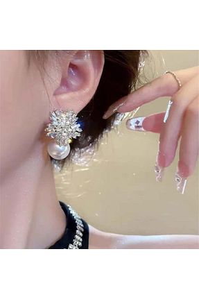 گوشواره جواهر طلائی Pelin Aksesuar - کد 833289686