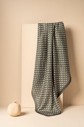 روسری خاکی پلی استر JAWEL - کد 866302365