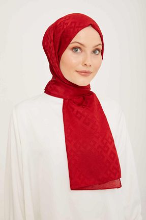 شال قرمز زنانه پلی استر Armine - کد 760569602