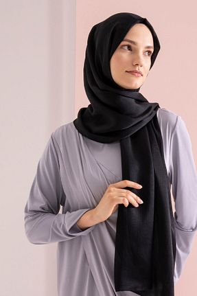 شال مشکی زنانه پلی استر JAWEL - کد 773603748