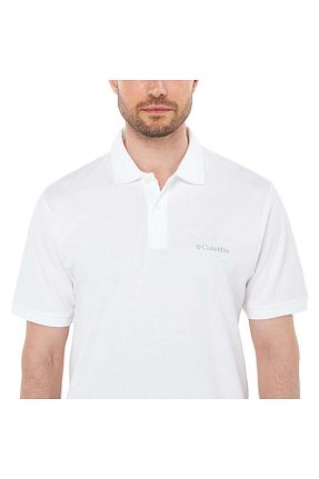 تیشرت سفید مردانه یقه پولو Columbia - کد 103981103