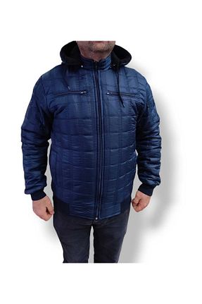کاپشن سایز بزرگ سرمه ای مردانه سایز بزرگ OKER - کد 882973623
