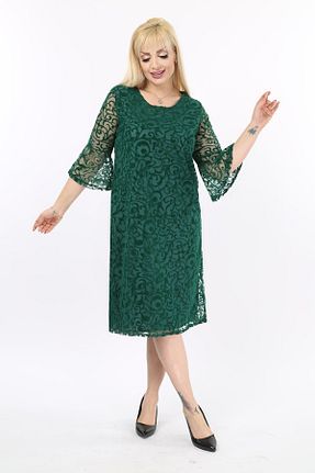 لباس سایز بزرگ سبز زنانه پلی اورتان modayız - کد 286582654