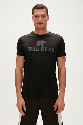 تیشرت مشکی مردانه رگولار Bad Bear - کد 4689061