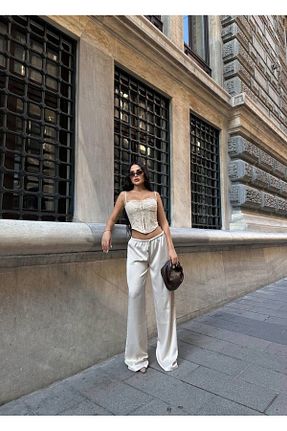 شلوار نباتی زنانه ویسکون LB Laluna Butik - کد 890636319