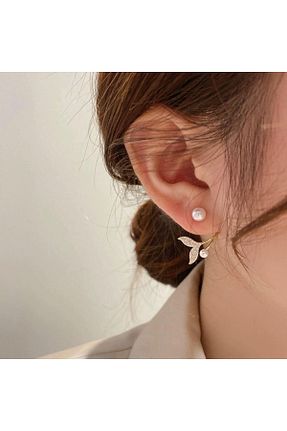 گوشواره جواهر طلائی Pelin Aksesuar - کد 792852509