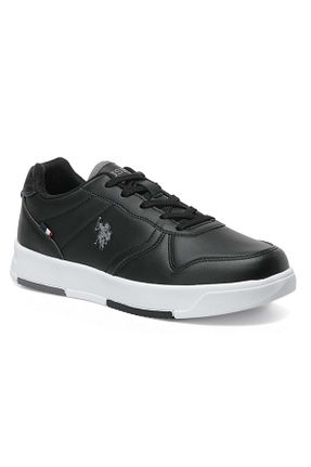 کفش اسنیکر مشکی زنانه بند دار U.S. Polo Assn. - کد 274939041
