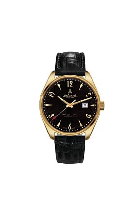 ساعت مچی طلائی مردانه 40 میلی متر Atlantic - کد 890652318