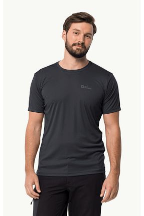 تیشرت مشکی مردانه رگولار Jack Wolfskin - کد 676432323