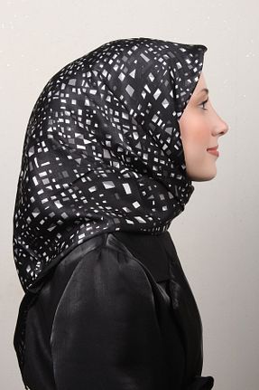 دستمال گردن سفید زنانه ابریشم Aker - کد 890666142