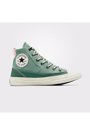 کفش اسنیکر سبز زنانه بند دار Converse - کد 865351643