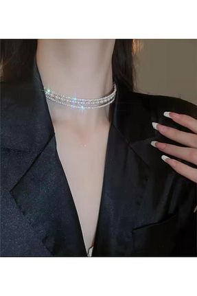 گردنبند جواهر زنانه فلزی Pelin Aksesuar - کد 890694639