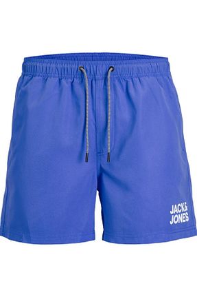 شلوارک ساحلی آبی مردانه بافتنی Jack & Jones - کد 837366433