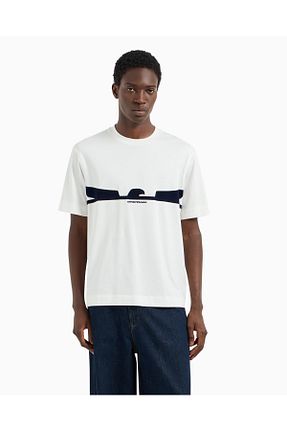 تیشرت سفید مردانه رگولار Emporio Armani - کد 891729909