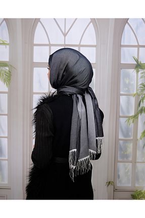 شال طوسی زنانه پلی استر ZENİPEK - کد 890732527