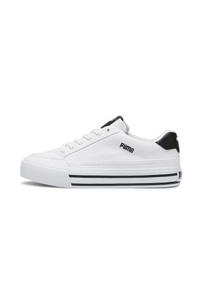 کفش اسنیکر سفید زنانه بند دار Puma - کد 886839810