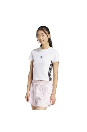 تیشرت اسپرت سفید زنانه رگولار adidas - کد 887265457