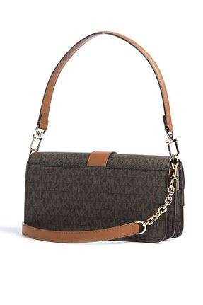 کیف پستچی قهوه ای زنانه Michael Kors - کد 857185705