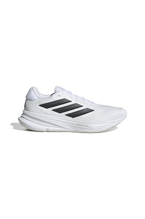 کفش اسنیکر سفید زنانه بند دار adidas - کد 887261251