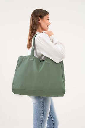 کیف دوشی سبز زنانه Çınar Bez Çanta - کد 888633852