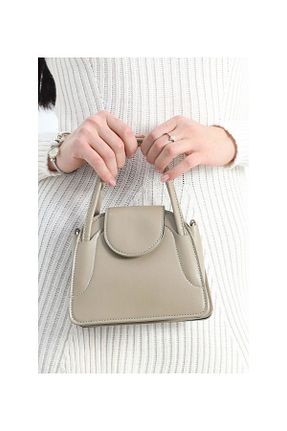 کیف دوشی قهوه ای زنانه چرم مصنوعی stilfest - کد 889634563