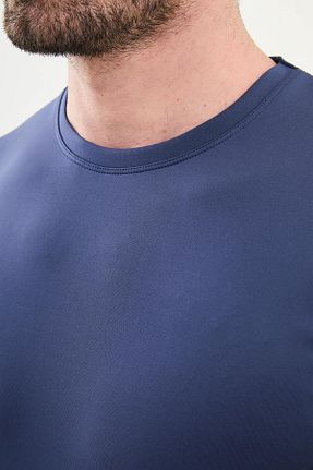 تیشرت سرمه ای مردانه اسلیم فیت Mcr - کد 888641663