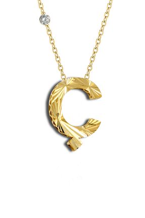 گردنبند طلا زرد زنانه 14 عیار Demas Gold - کد 802569992