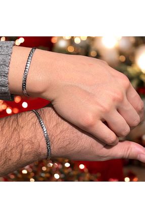 دستبند استیل (فولاد) زنانه استیل ضد زنگ derokas - کد 888701209