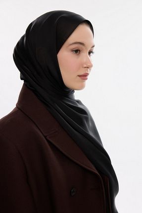 شال مشکی زنانه پنبه پلی استر MİRSOY SCARF - کد 888661139