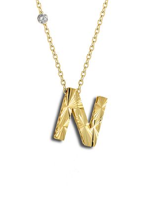 گردنبند طلا زرد زنانه 14 عیار Demas Gold - کد 706616900