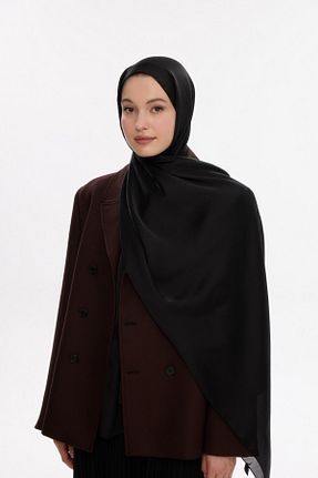 شال مشکی زنانه پنبه پلی استر MİRSOY SCARF - کد 888661139