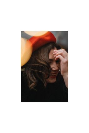 کلاه پشمی قرمز زنانه İnbo - کد 889196391