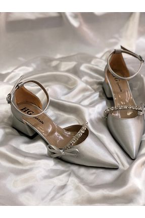 کفش مجلسی زنانه پاشنه ضخیم Hg Ayakkabı - کد 815690812