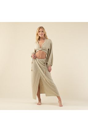 رویه بیکینی سبز زنانه پنبه ای Chakra - کد 771558314
