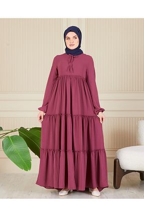 لباس حجاب صورتی زنانه رگولار fistan - کد 888719636