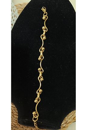 دستبند استیل (فولاد) طلائی استیل (فولاد) Süperal - کد 888720916
