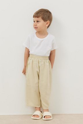 شلوار بژ بچه گانه بافتنی Fahhar Kids - کد 829235326