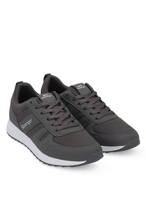کفش اسنیکر طوسی مردانه بند دار Slazenger - کد 888728216