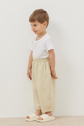 شلوار بژ بچه گانه بافتنی Fahhar Kids - کد 829235326