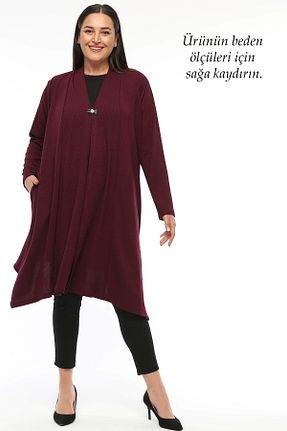 رویه سایز بزرگ زرشکی زنانه Bürümcük Laden - کد 766889038