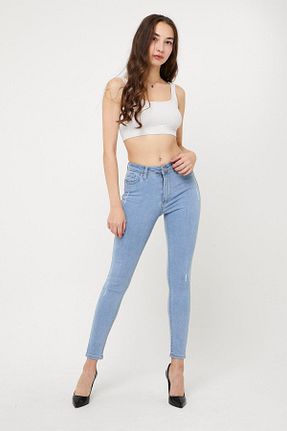 شلوار جین آبی زنانه پاچه تنگ XRAY JEANS - کد 195543005