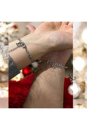 دستبند استیل (فولاد) زنانه استیل (فولاد) derokas - کد 888699317